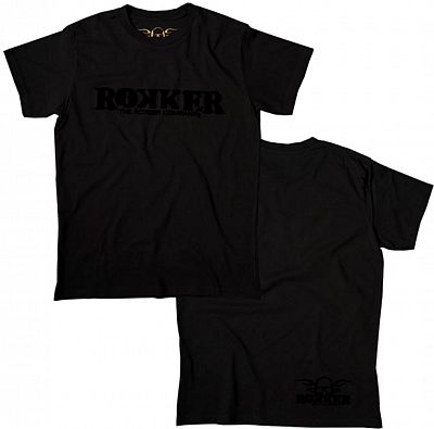 Rokker Black Jack, T-Shirt - Schwarz/Schwarz - 3XL von Rokker