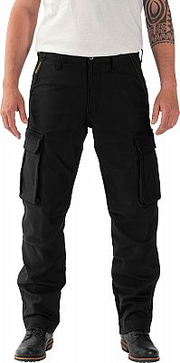 Rokker Black Jack Cargo, Textilhose unisex - Schwarz - W29/L34 von Rokker