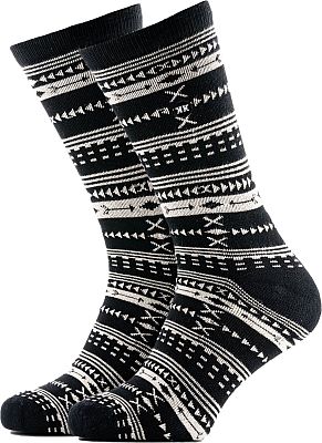 Rokker Boho Rokk, Socken Unisex - Schwarz/Weiß - 40-43 EU von Rokker