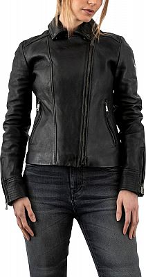 Rokker Bonny, Lederjacke Damen - Schwarz - M von Rokker