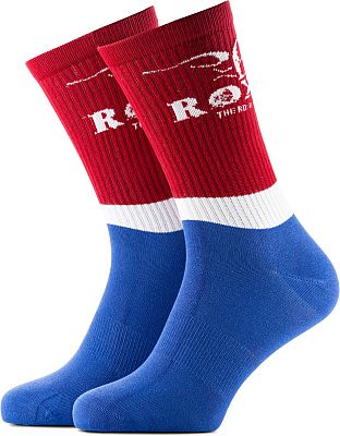 Rokker Classic 2 LT, Socken Unisex - Rot/Blau/Weiß - 44-47 EU von Rokker