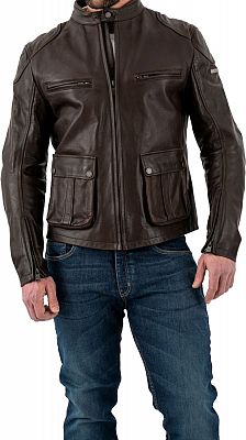 Rokker Goodwood, Lederjacke - Dunkelbraun - L von Rokker