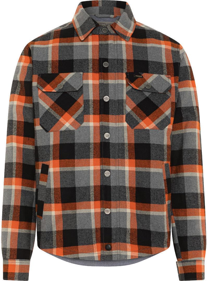 Rokker Jacke Memphis Rider Shirt Motorradjacke Motorradhemd Motorradshirt Orange, L Rokker Jacke Memphis Rider Shirt Motorradjacke Motorradhemd Motorradshirt Orange, L von Rokker