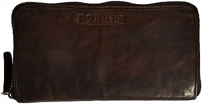 Rokker Lady, Geldbörse - Dunkelbraun von Rokker