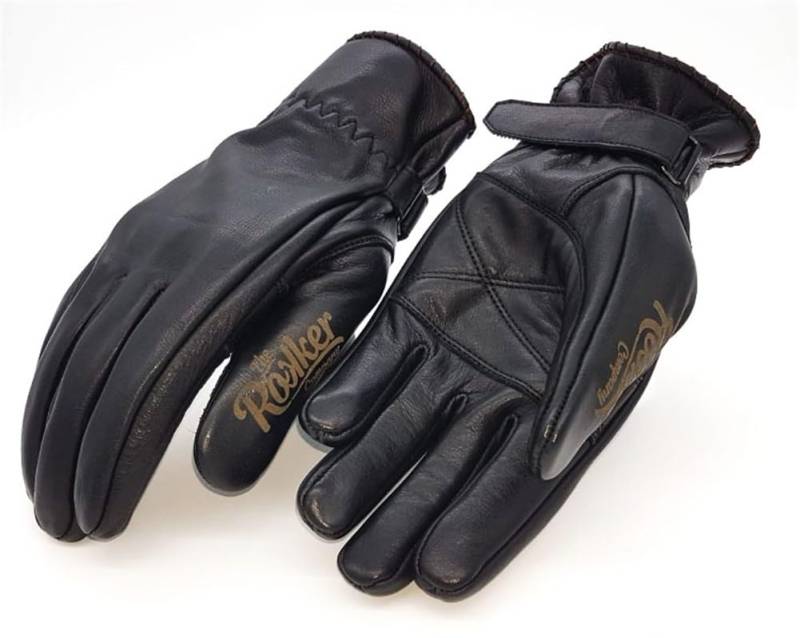 Rokker McAllen Motorrad Handschuhe, schwarz, L von Rokker