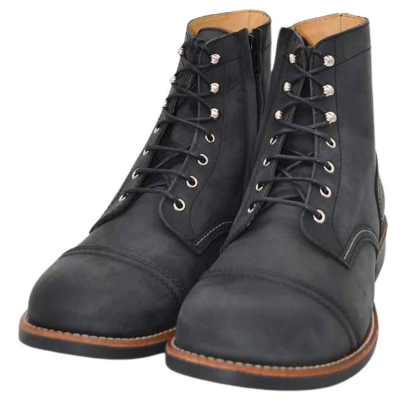 Rokker Moto Ranger Motorrad Stiefel, schwarz, 43 von Rokker