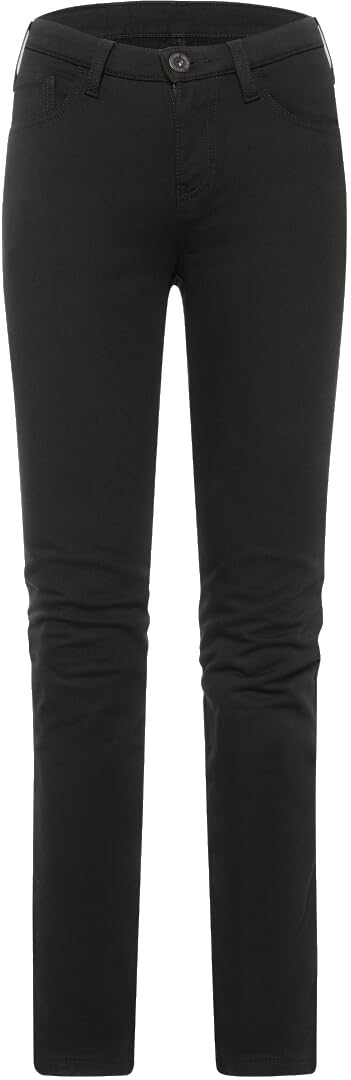 Rokker Sky Lady Jeans black Slim Fit Damen Motorradjeans Mid Waist, 32-30 von Rokker