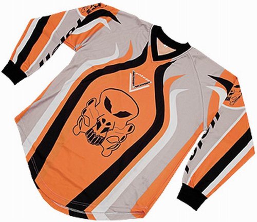 Roleff Racewear Motocross Shirt, Schwarz Orange, Größe M von Roleff