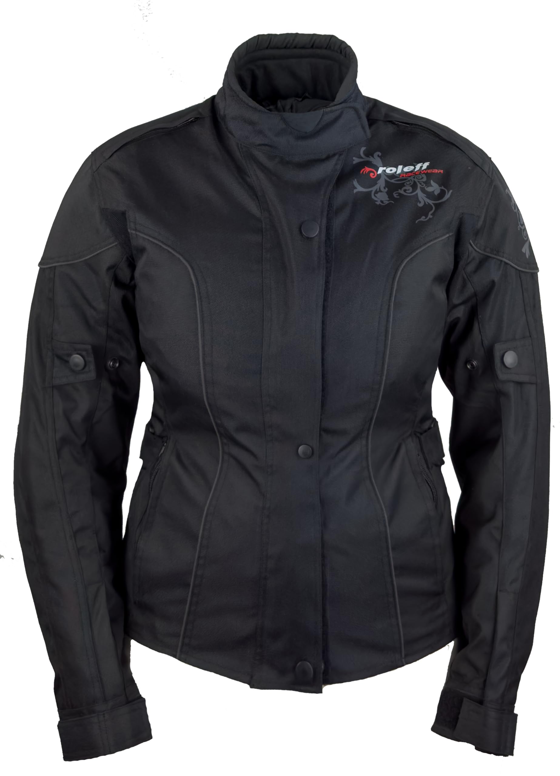 Roleff Racewear Damen Motorradjacke Ladylike RO 960, Schwarz, Größe XL Roleff Racewear Damen Motorradjacke Ladylike RO 960, Schwarz, Größe XL von Roleff