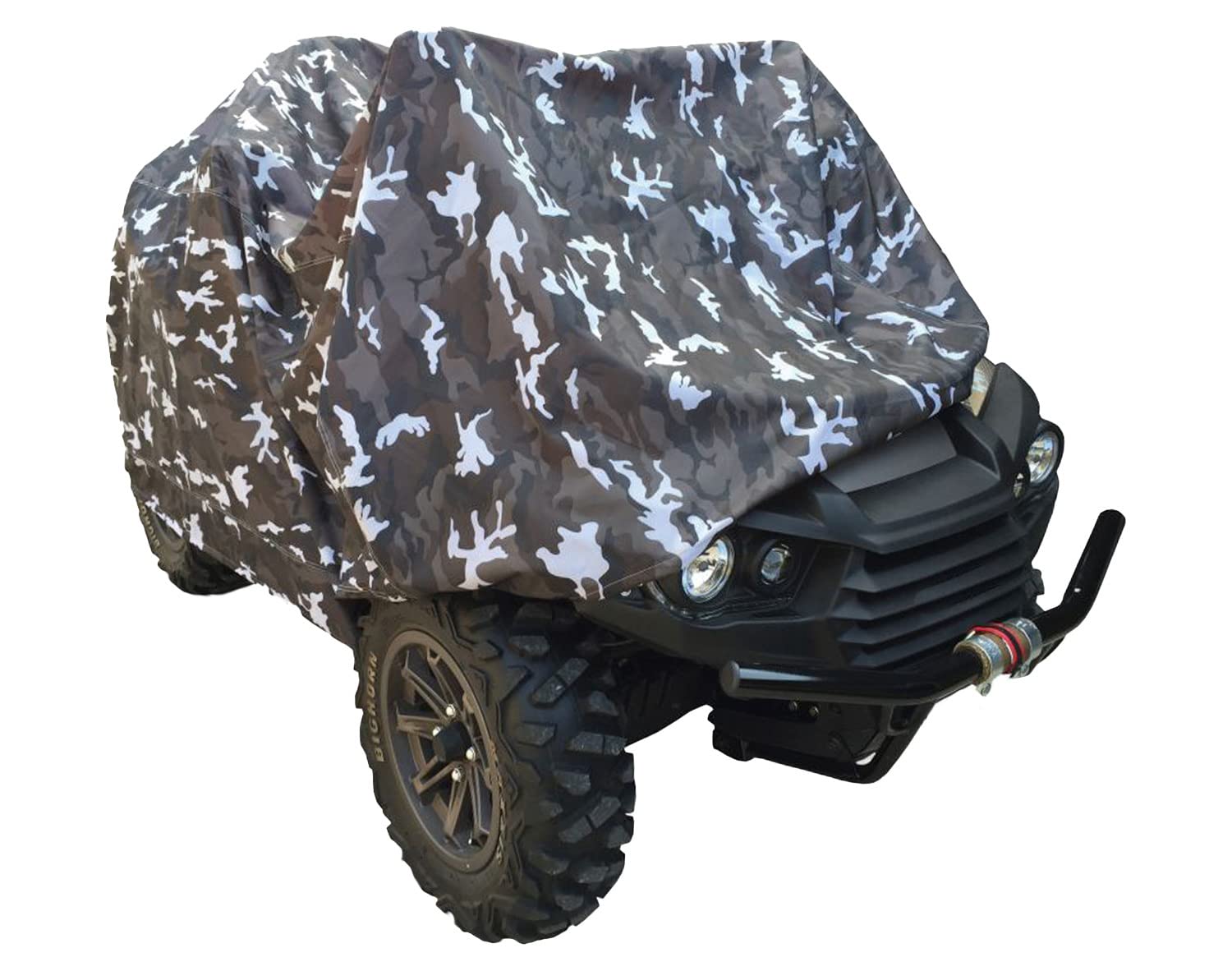 Rolektro Quad ATV Abdeckplane L 220x125x85cm - Fahrzeug Abdeckung Abdeckhaube Schutzhülle Cover Plane Winter Camouflage Rolektro Quad ATV Abdeckplane L 220x125x85cm - Fahrzeug Abdeckung Abdeckhaube Schutzhülle Cover Plane Winter Camouflage von Rolektro