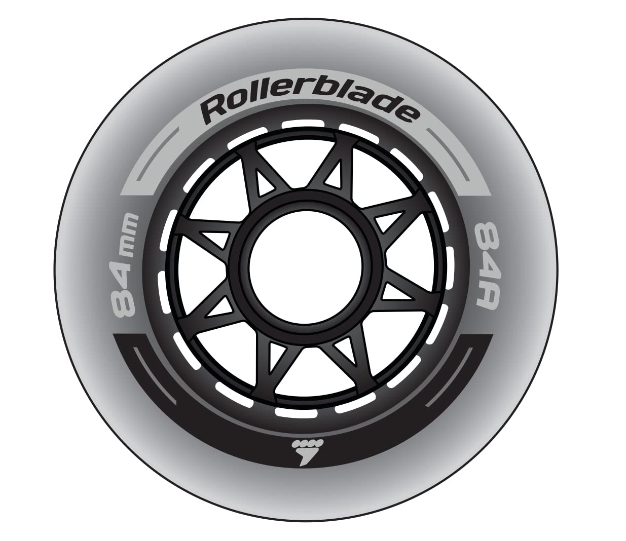 Rollerblade 84 mm Räder XT, 8 Stück Rollerblade 84 mm Räder XT, 8 Stück von Rollerblade