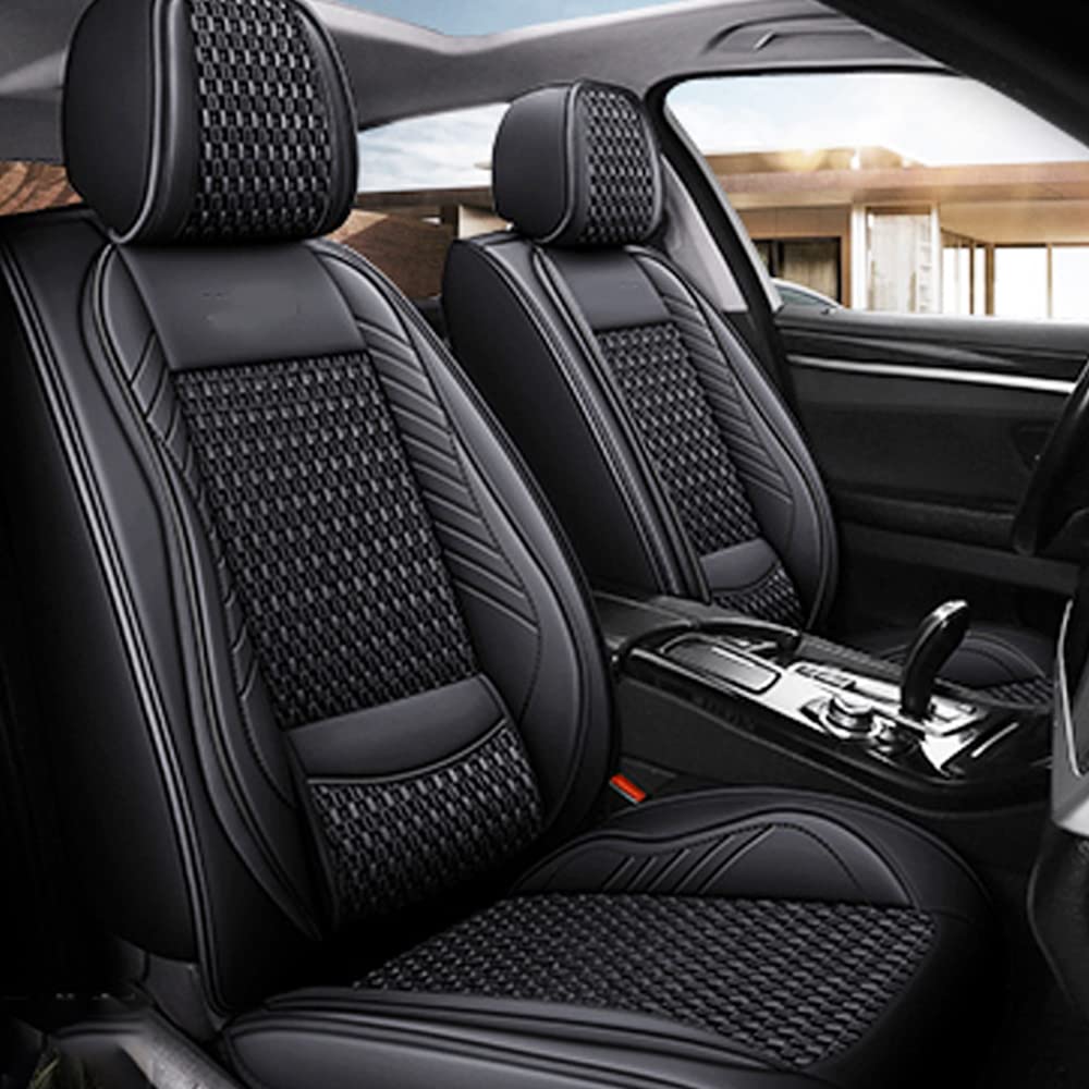Romanbin Autositzbezug Für BMW 3series 320i 325i 328i 330i 335i 340i Komplettset 5-Sitze Autositzbezügen Leder Autositzbezüge Porosität Sitzbezüge Vorne und Hinten Sitzschoner, Schwarz Romanbin Autositzbezug Für BMW 3series 320i 325i 328i 330i 335i 340i Komplettset 5-Sitze Autositzbezügen Leder Autositzbezüge Porosität Sitzbezüge Vorne und Hinten Sitzschoner, Schwarz von Romanbin