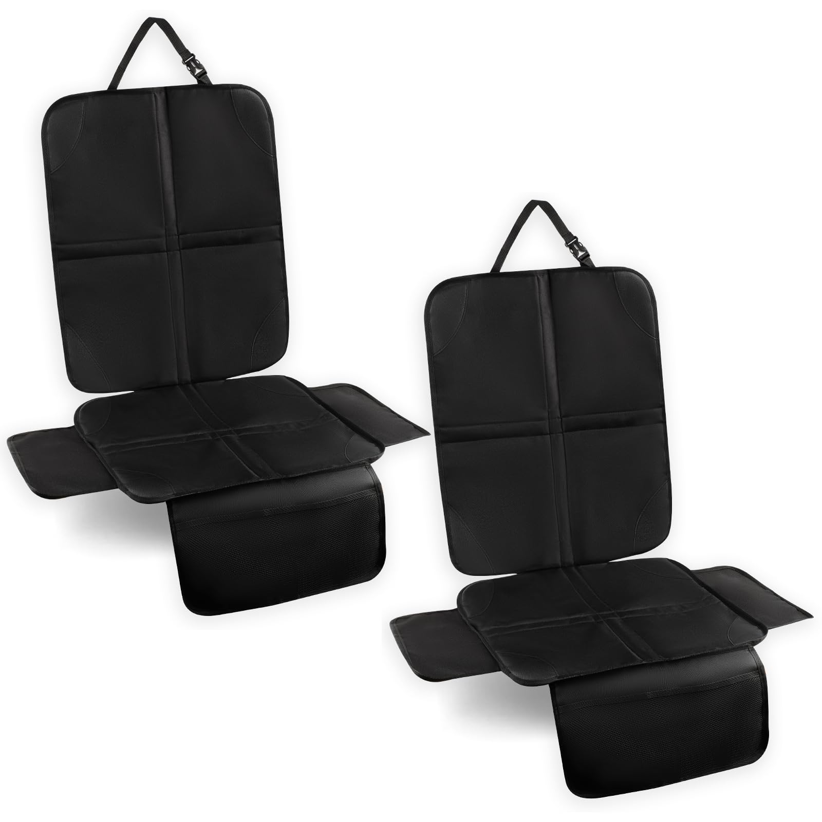 Romon Kindersitzunterlage Auto, 2 Stück Autositzschoner Geeignete Sitzschoner Auto Kindersitz Wasserabweisender Polyester Stoff Sitzschutz Car Seat Cover Kinderautositze Unterlagen Autositze, Schwarz Romon Kindersitzunterlage Auto, 2 Stück Autositzschoner Geeignete Sitzschoner Auto Kindersitz Wasserabweisender Polyester Stoff Sitzschutz Car Seat Cover Kinderautositze Unterlagen Autositze, Schwarz von Romon