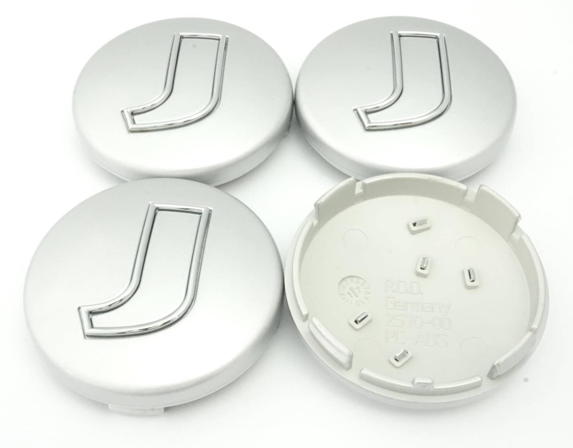4X Original Rondell Nabendeckel Rod Felgendeckel Nabenkappe Anthrazit 60mm 2570-00 von PGONA