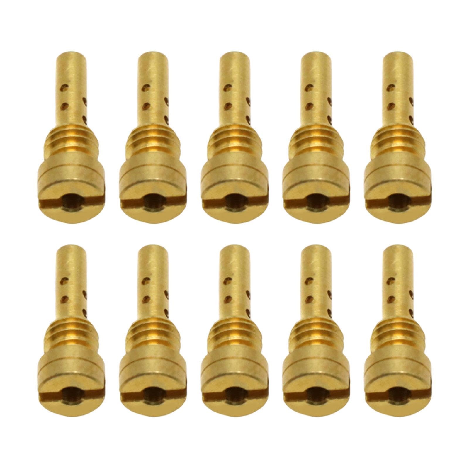 Ronyme 10 Stück Slow Jet Reparaturteil Ersatzteile für Keihin CV Fce Vergaser Hohe Leistung Einfach zu installierendes Zubehör, Stil B Ronyme 10 Stück Slow Jet Reparaturteil Ersatzteile für Keihin CV Fce Vergaser Hohe Leistung Einfach zu installierendes Zubehör, Stil B von Ronyme