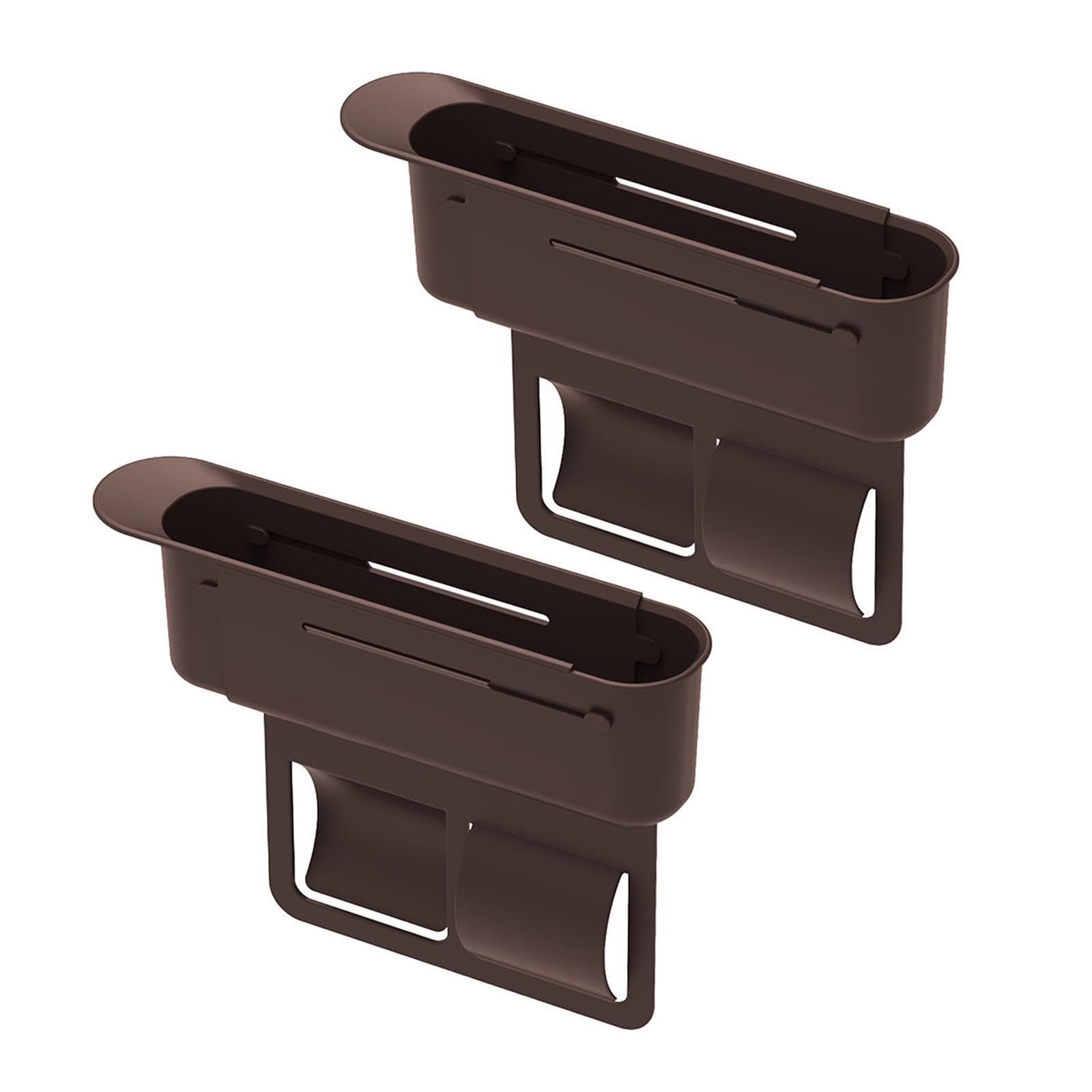 Ronyme 2-teiliger Autositz-Lückenfüller-Organizer, verstellbar, Autozubehör, universell, einfache Installation, Sitzspalt-Aufbewahrungsbox, Braun Ronyme 2-teiliger Autositz-Lückenfüller-Organizer, verstellbar, Autozubehör, universell, einfache Installation, Sitzspalt-Aufbewahrungsbox, Braun von Ronyme