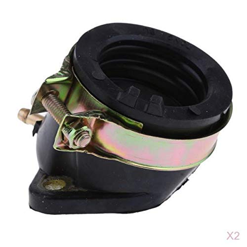 Ronyme 2x Vergaser 27mm Ansaugkrümmer für CN250, 250, Jonway Master 250 Ronyme 2x Vergaser 27mm Ansaugkrümmer für CN250, 250, Jonway Master 250 von Ronyme