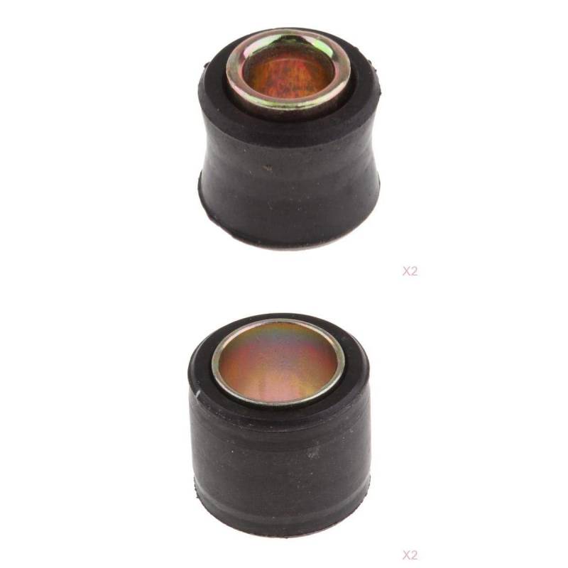 Ronyme 4X 10mm & 14mm Motorrad Hintere Stoßdämpfer Gummi Bush Aufhängung Universal von Ronyme