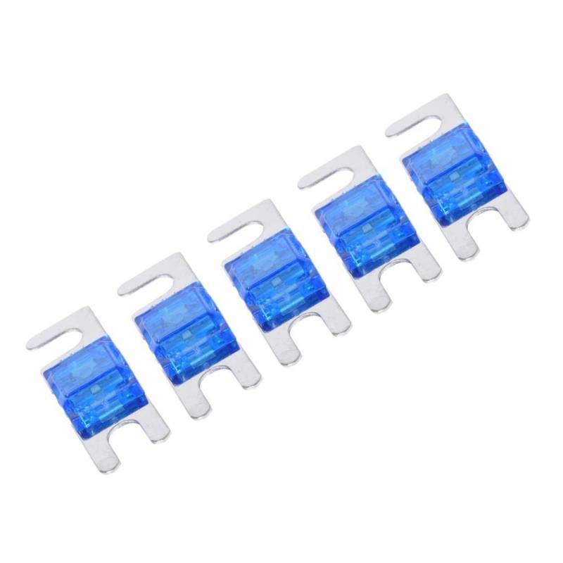 Ronyme 5 Stück Mini Anl Bolzen Gabel Sicherung Kit Auto Audio Leistungsschalter, 60A von Ronyme
