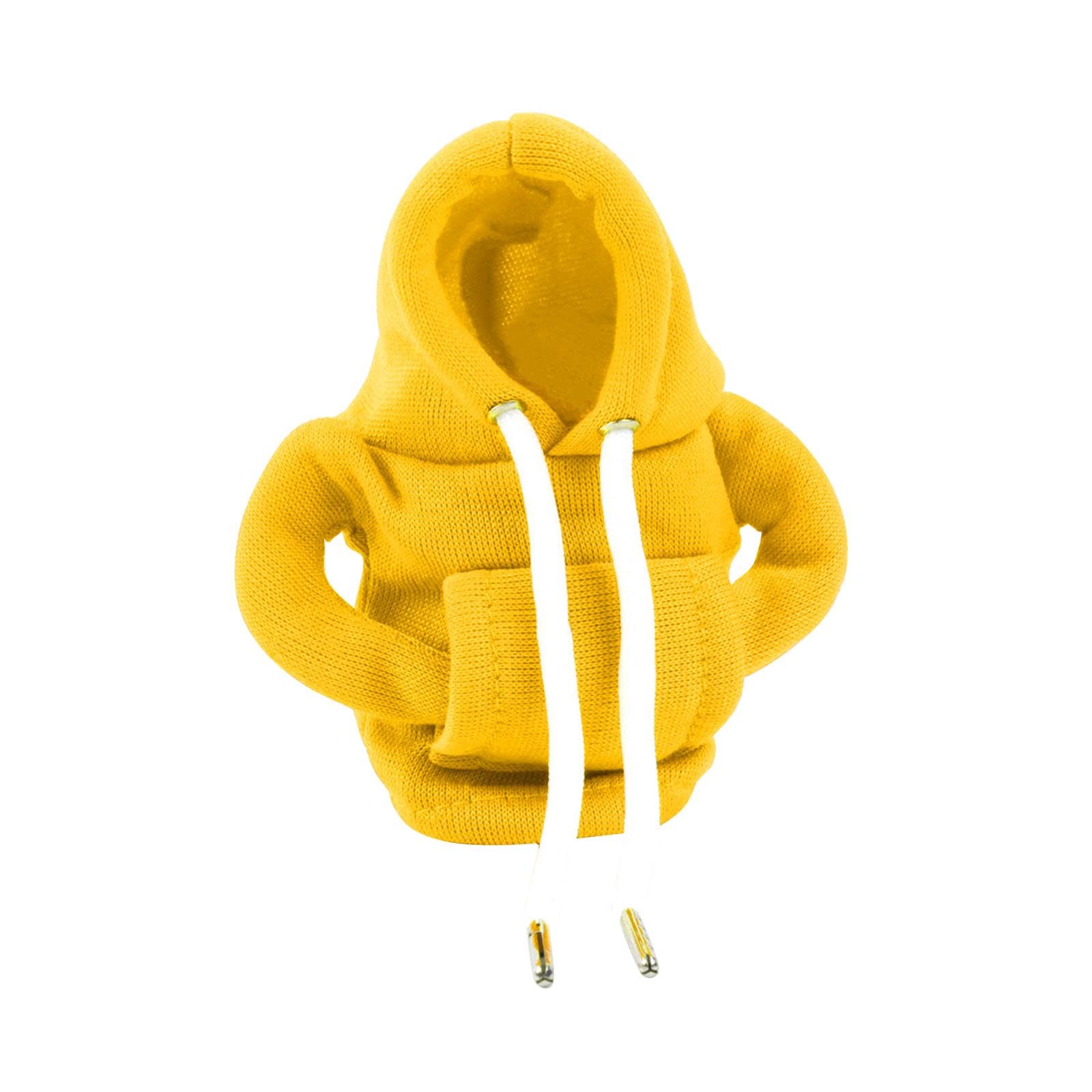 Ronyme Auto-Schalthebelknauf-Abdeckung, Hoodie, Kfz-Zubehör, niedlich, Gadgets, Auto-Schalthebel-Griff-Abdeckung, Auto-Innendekoration, Gelb Ronyme Auto-Schalthebelknauf-Abdeckung, Hoodie, Kfz-Zubehör, niedlich, Gadgets, Auto-Schalthebel-Griff-Abdeckung, Auto-Innendekoration, Gelb von Ronyme