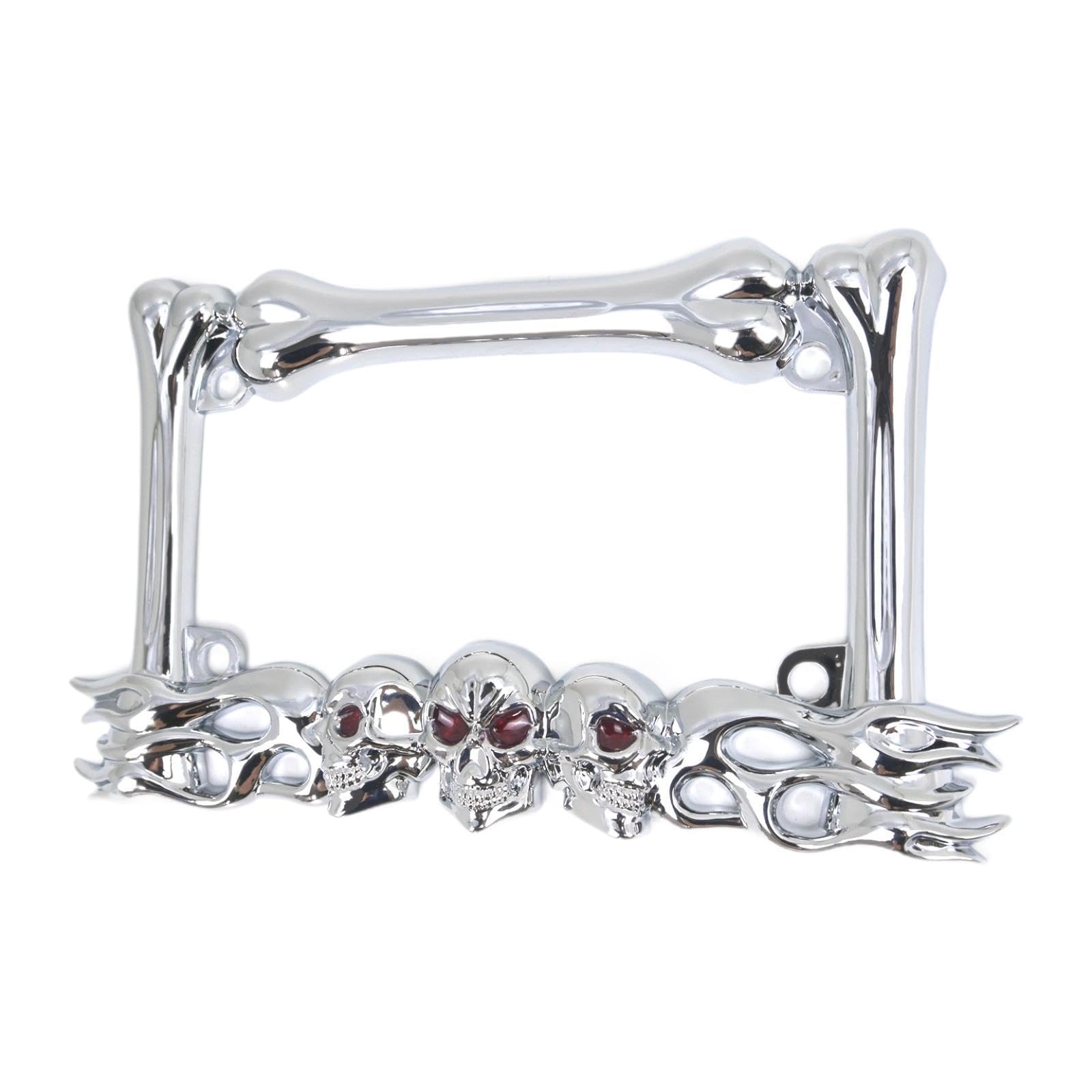 Ronyme Gothic Decor Motorrad-Kennzeichenhalter, PP, leichtes Zubehör, Motorrad-Ersatzteile, universelle Passform, 23 x 14 cm, Silbrig Ronyme Gothic Decor Motorrad-Kennzeichenhalter, PP, leichtes Zubehör, Motorrad-Ersatzteile, universelle Passform, 23 x 14 cm, Silbrig von Ronyme