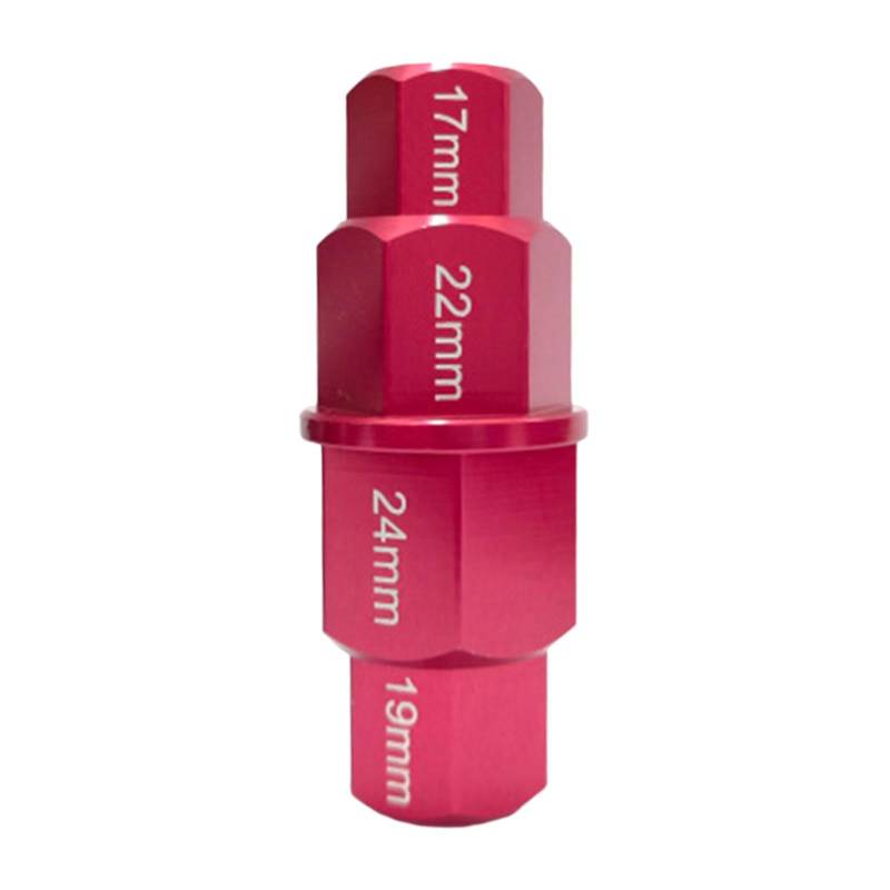 Ronyme Hex -Achs -Werkzeug für Motorrad -Frontachse, 17 mm 19mm 22 mm 24 mm, einfach zu entfernen Tool -Sockeladapter von Ronyme