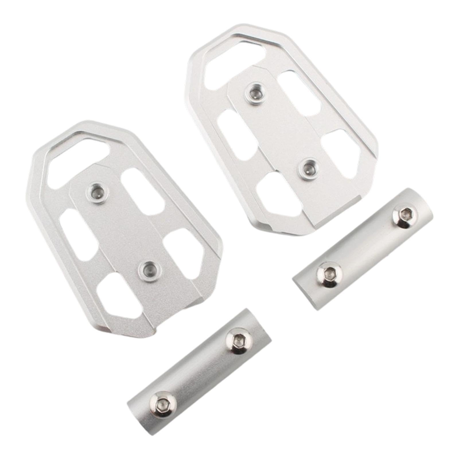 Ronyme Hinterradbremse Fußpedale Bremse Peg Pedale Breite Motorräder Zubehör Vergrößern Extender für R1200GS G310GS 17 23, Silber Ronyme Hinterradbremse Fußpedale Bremse Peg Pedale Breite Motorräder Zubehör Vergrößern Extender für R1200GS G310GS 17 23, Silber von Ronyme