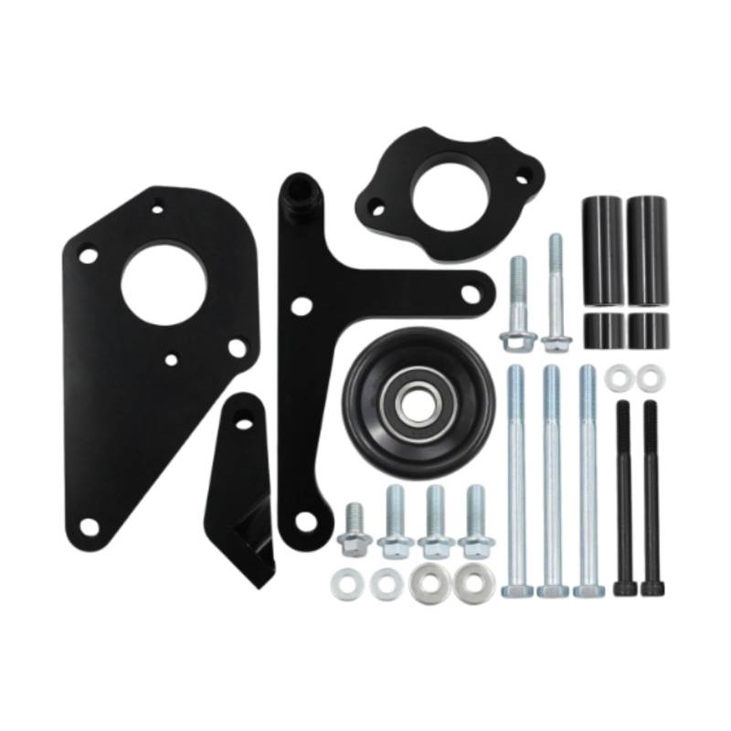 Ronyme LS Alternator Servolenkungspumpe Halterung Niedrig montiert, Kfz -Teile -Verschleiß resistenter Aluminiumlegierung Praktischer Ersatz, Schwarz von Ronyme