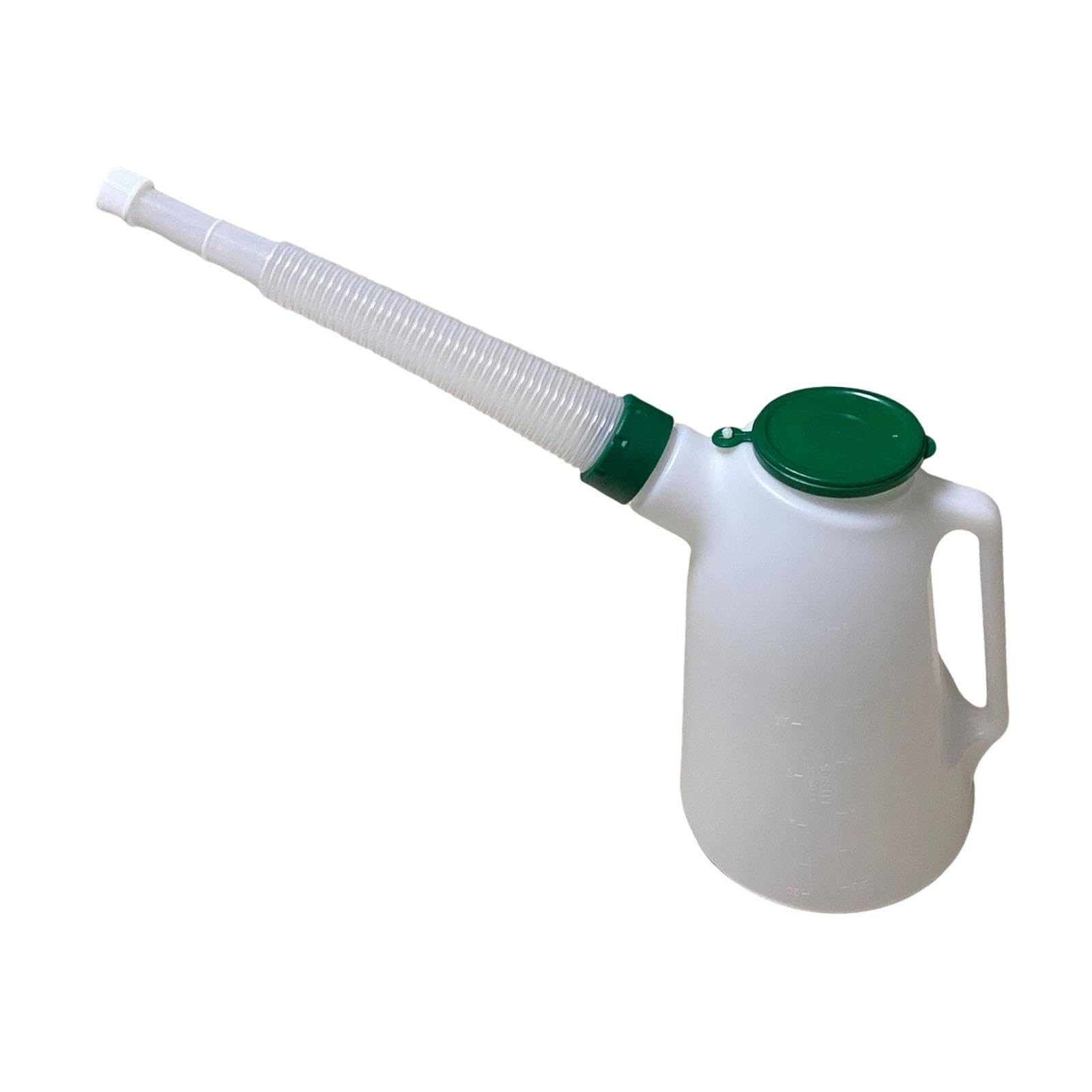 Ronyme Ölkrug mit langem Ausguss, Ölspender, auslaufsicher, praktisch, stabil, mit Deckel, Messbecher für unterwegs, Autowerkstatt, 4l Ronyme Ölkrug mit langem Ausguss, Ölspender, auslaufsicher, praktisch, stabil, mit Deckel, Messbecher für unterwegs, Autowerkstatt, 4l von Ronyme