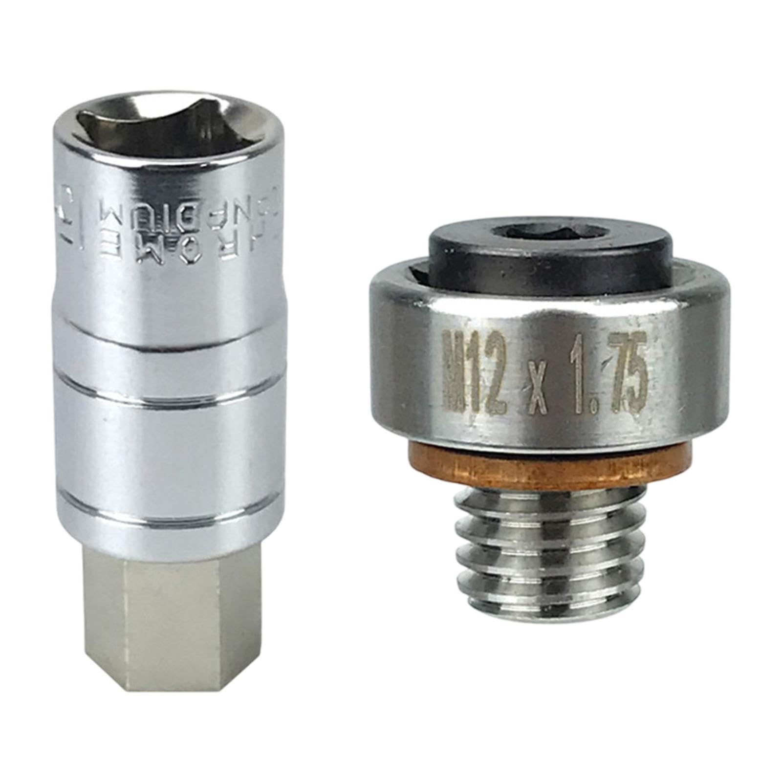 Ronyme Reparaturschraube für Ölpfanne selbsthackende Ölwanne Verschleiß resistent rostern, M12 1.75 Ronyme Reparaturschraube für Ölpfanne selbsthackende Ölwanne Verschleiß resistent rostern, M12 1.75 von Ronyme