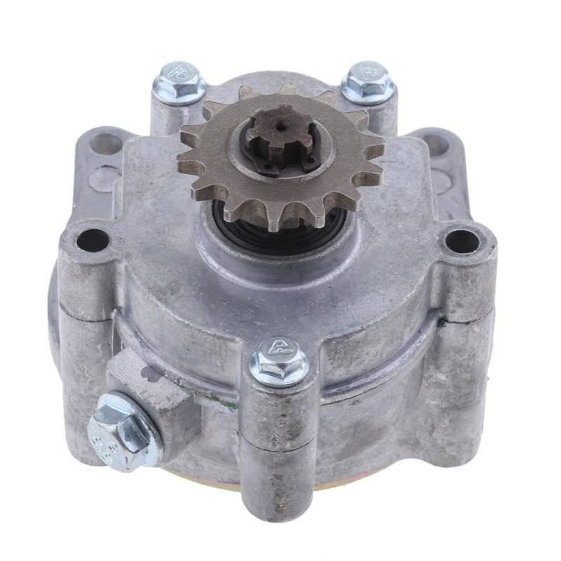 Ronyme T8F Kupplungstrommel Getriebe Ritzel für 33 43 49cc Go Kart Mini Dirt Bike, Silber 14 t von Ronyme