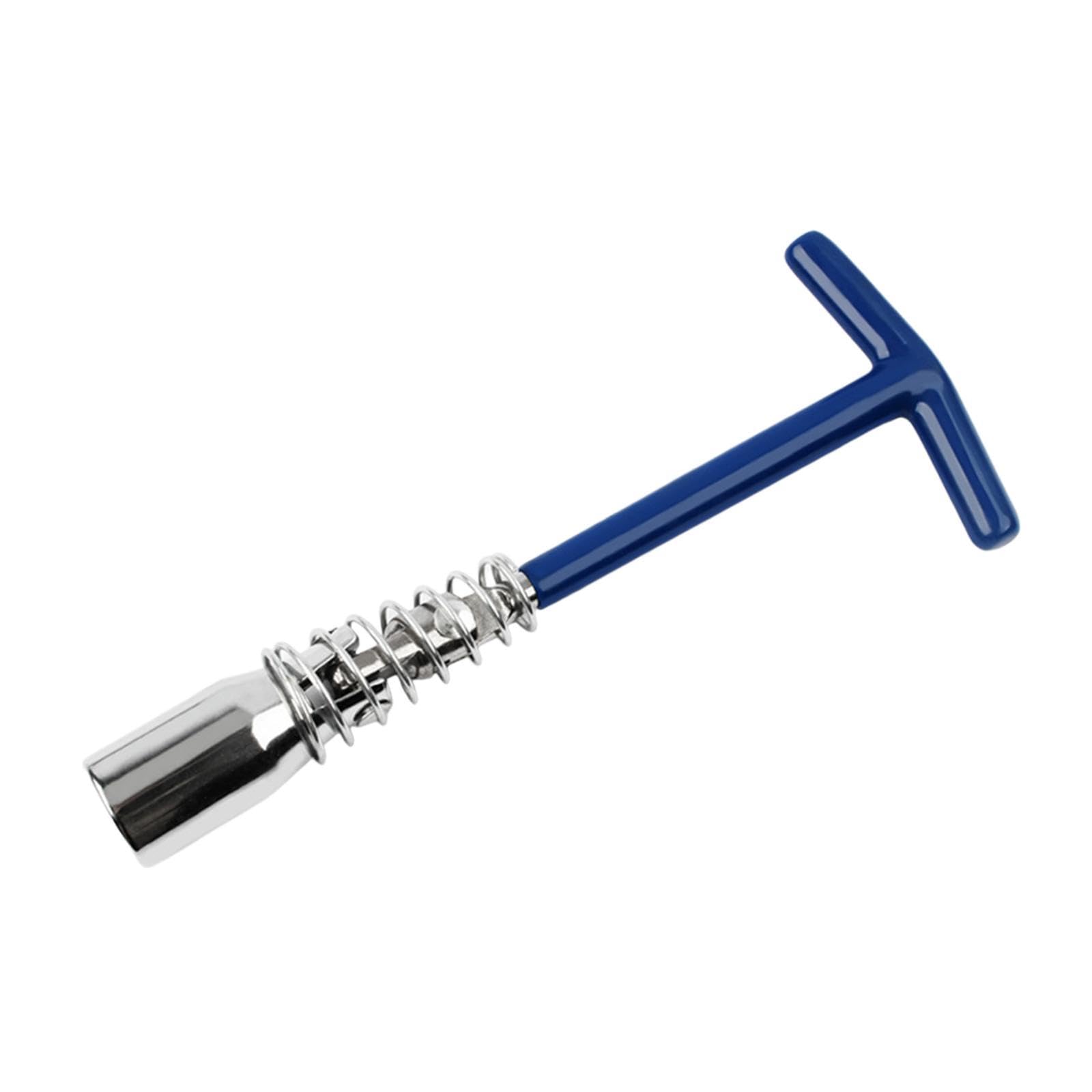 Ronyme Zündkerzen-Steckschlüssel, T-Griff für 16 mm (5/8 Zoll) und 21 mm (13/16 Zoll), Universalschlüssel, Kfz-Zündkerzenwerkzeug für Autos von Ronyme