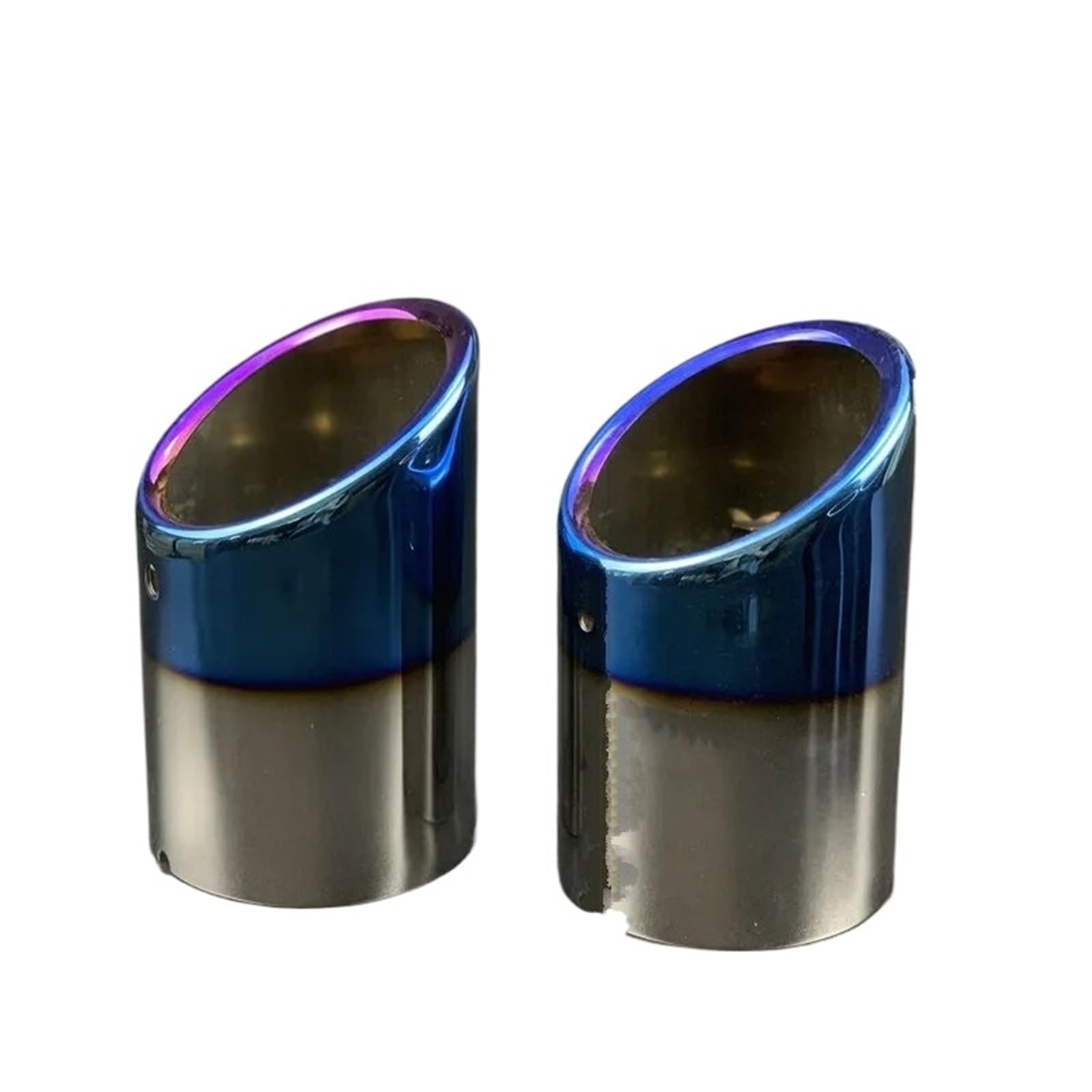 Auto Auspuff Endrohr Für 3 5-Series E90 E92 F30 F31 F32 F10 F11 X3 F25 Auto Auspuffrohr Rohr Abdeckung Auto Auspuffrohr(C Type 88mm Blue) von Ropaix