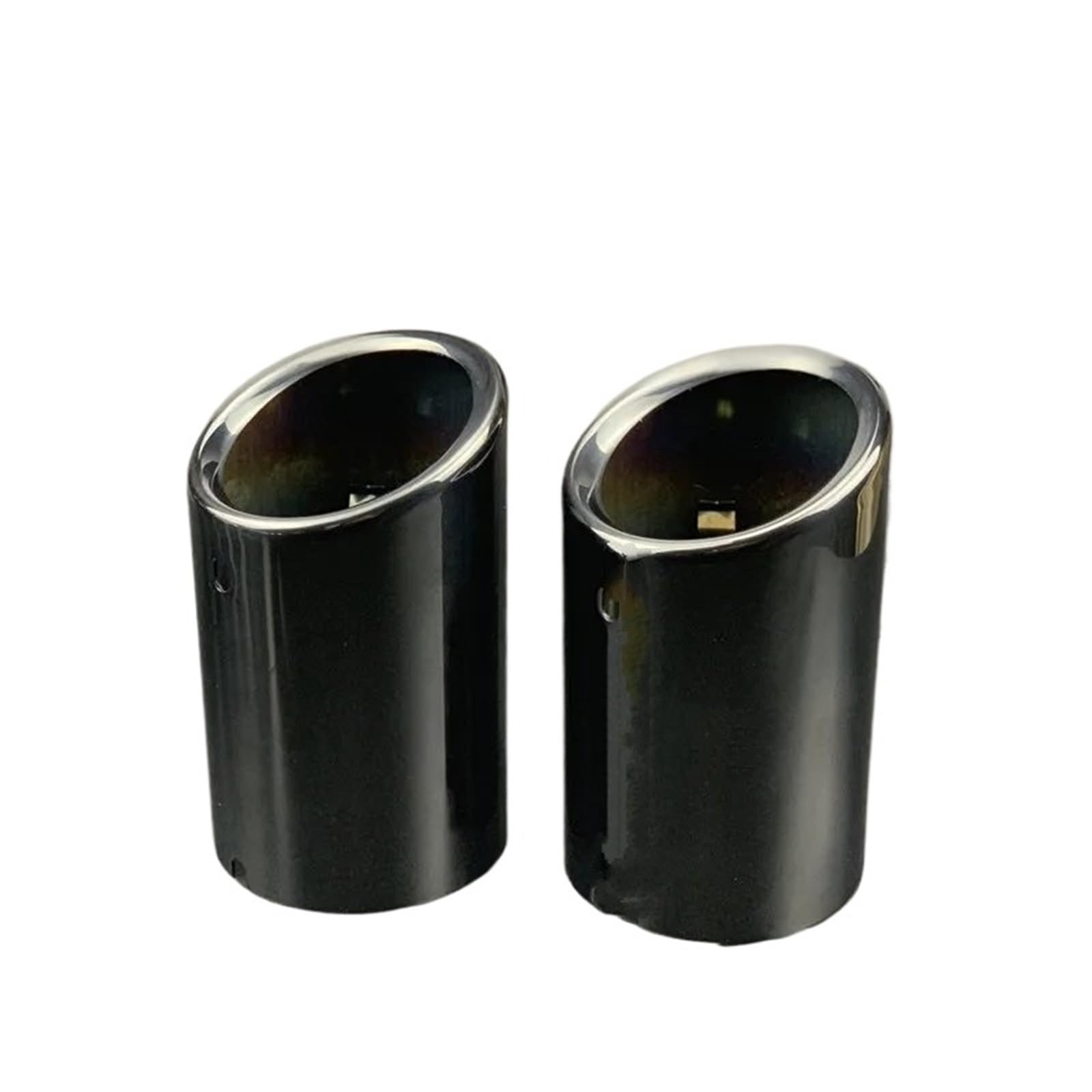 Auto Auspuff Endrohr Für 3 5-Series E90 E92 F30 F31 F32 F10 F11 X3 F25 Auto Auspuffrohr Rohr Abdeckung Auto Auspuffrohr(D Type 79mm Black) von Ropaix