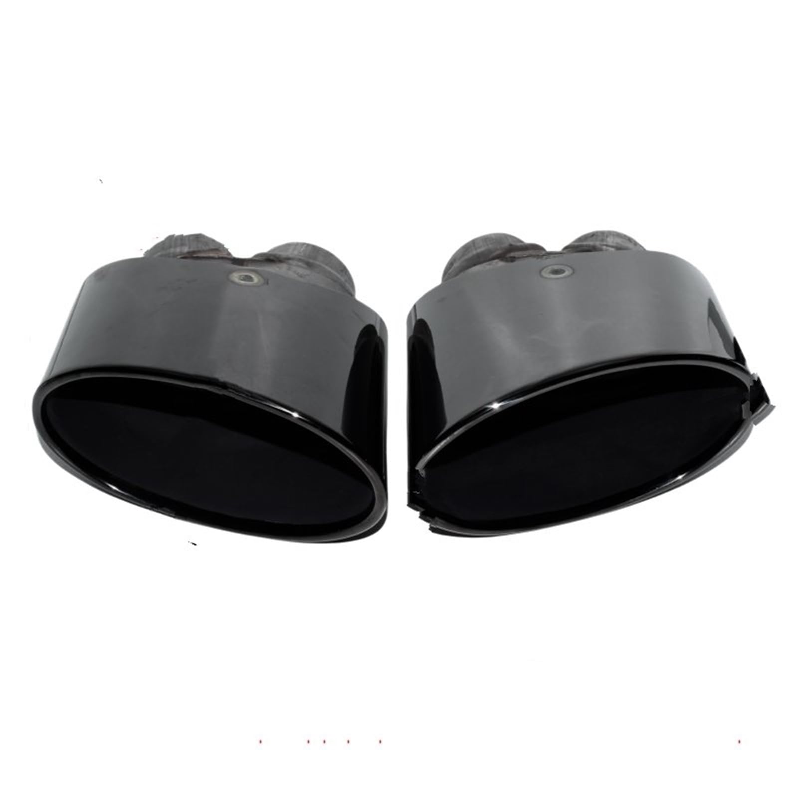Auto Auspuff Endrohr Für A4 A5 A6 A7 bis RS4 RS5 RS6 RS7 Schalldämpferspitze Endrohr Edelstahl-Auspuffrohr 1 Paar Auspuffspitze Auto Auspuffrohr(C-) von Ropaix