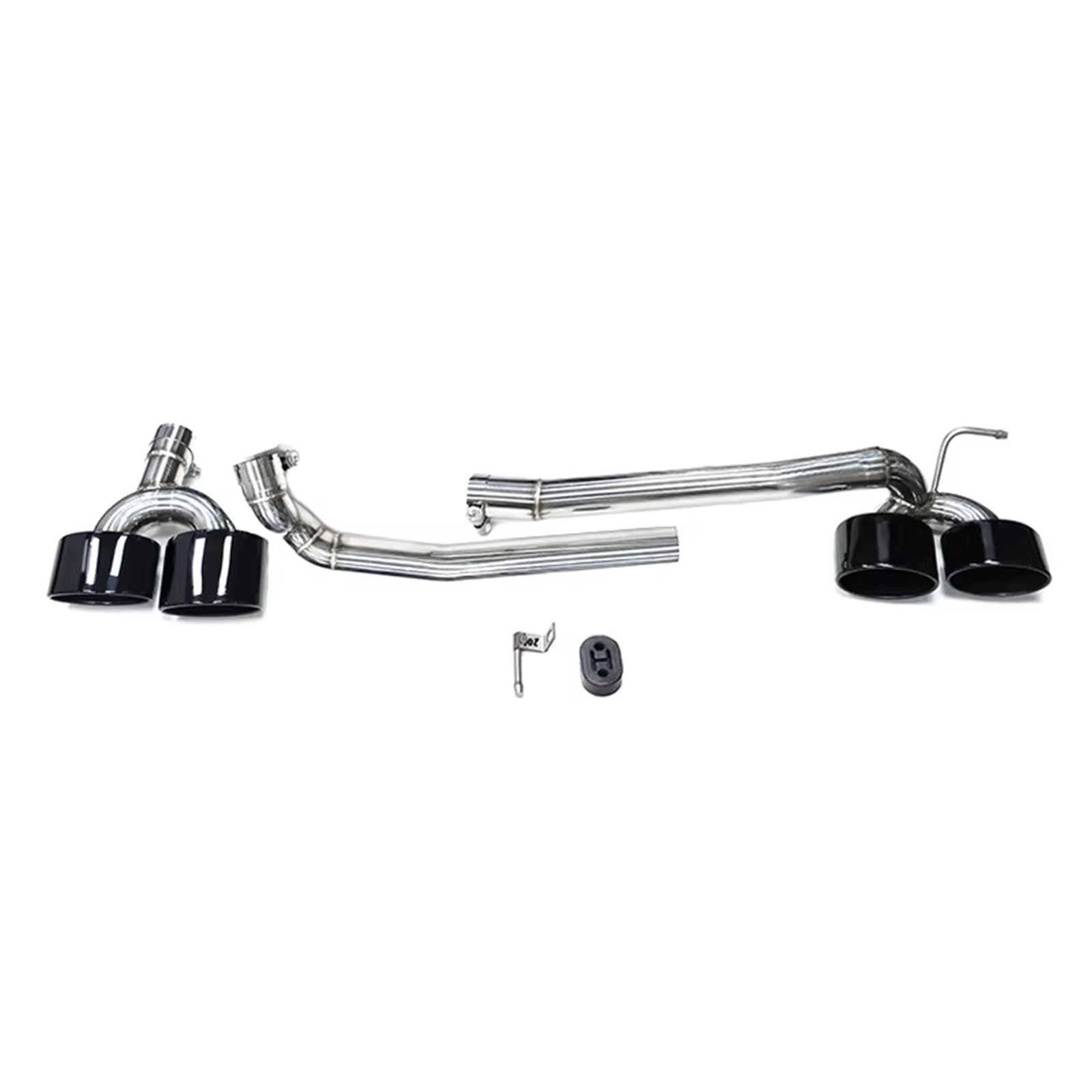 Auto Auspuff Endrohr Für Benz W204 C200 C180 C260 C63 2008-2013 Auspuffrohr Abgasanlage Ovale Düse Autoauspuffspitze Auto Auspuffrohr(Black 26cm) von Ropaix