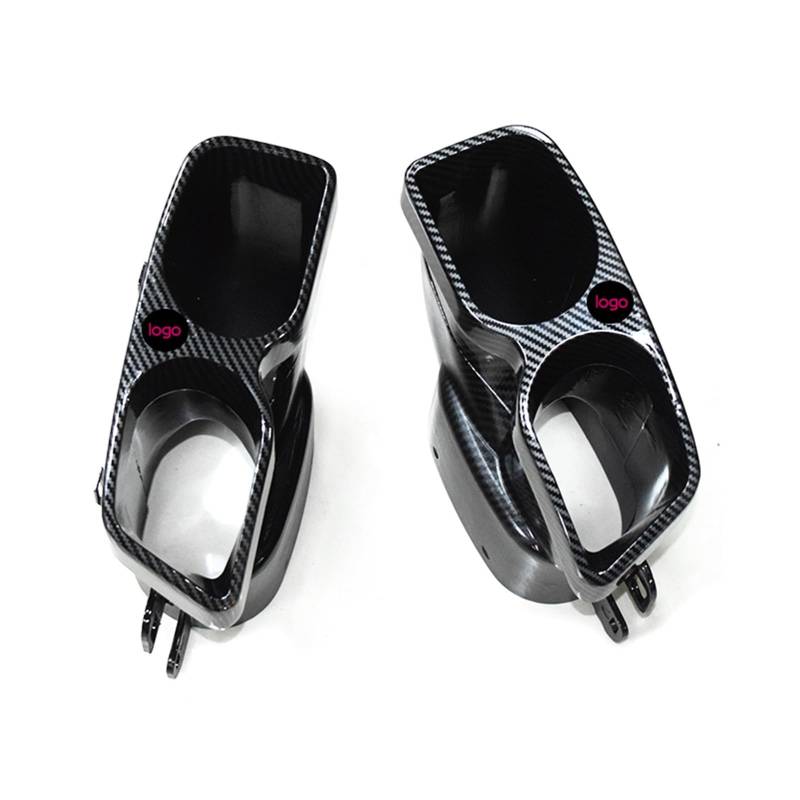 Auto Auspuff Endrohr Für Benz W205 W212 W222 W204 W213 CES-Klasse Abgasanlage Hinterschalldämpfer Spitze Auto Auspuffspitze Auto Auspuffrohr(Carbon Look) von Ropaix