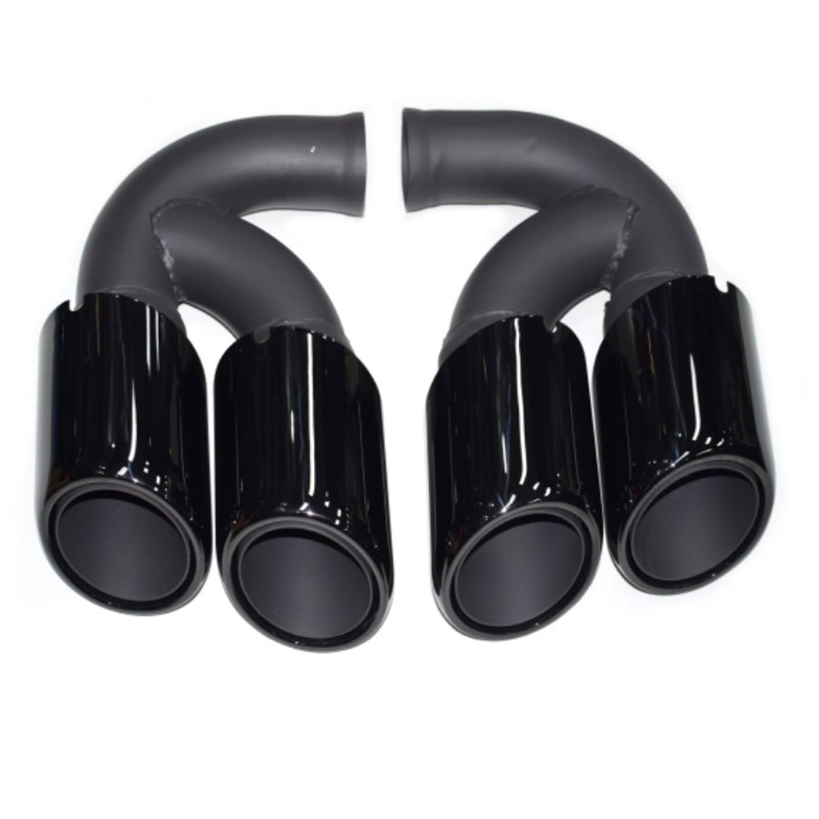 Auto Auspuff Endrohr Für Cayenne 2011-2014 Punta De Escape De Acero Inoxidable Accesorio De Doble Capa Auto Auspuffrohr(C-) von Ropaix