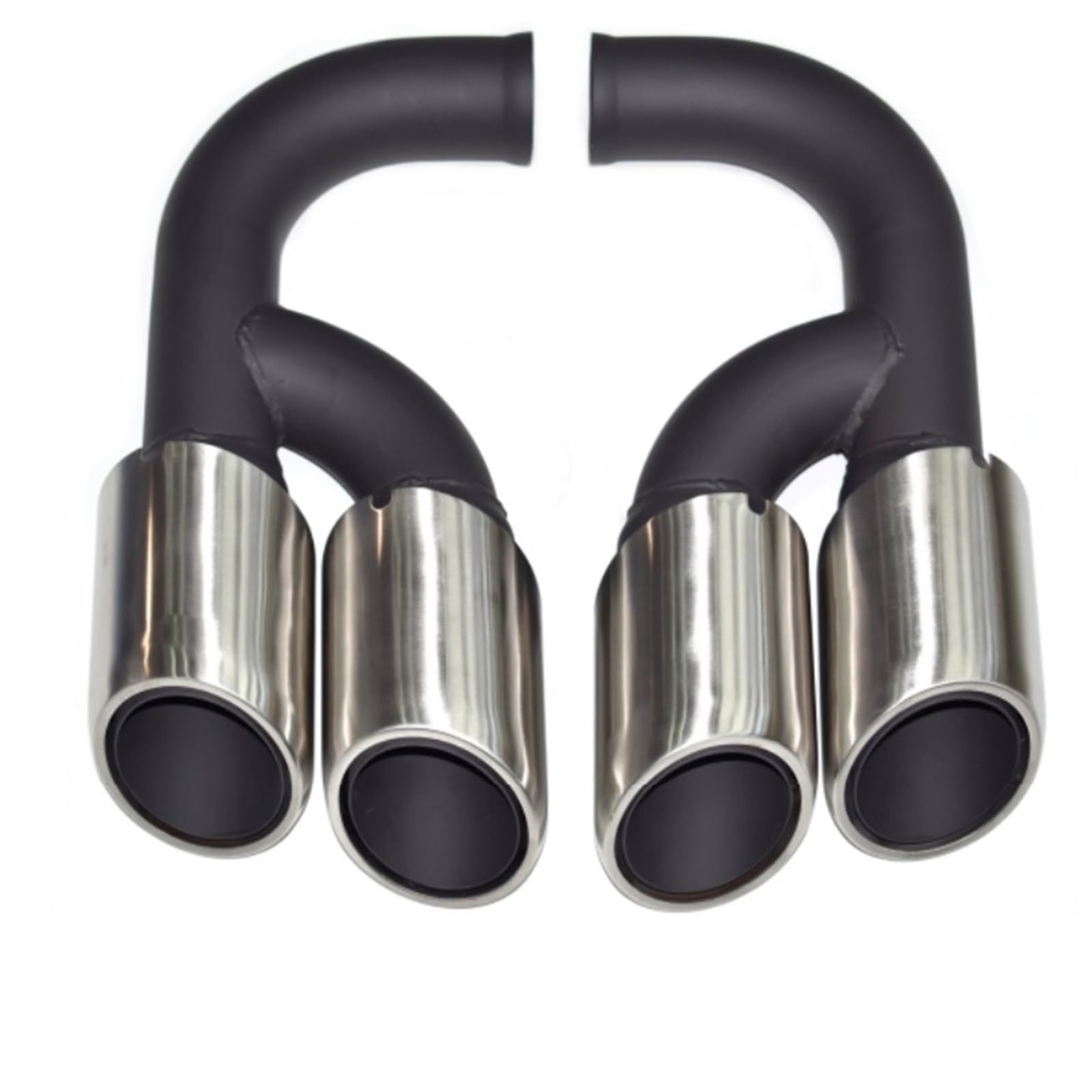 Auto Auspuff Endrohr Für Cayenne 2011-2014 Punta De Escape De Acero Inoxidable Accesorio De Doble Capa Auto Auspuffrohr(E-) von Ropaix