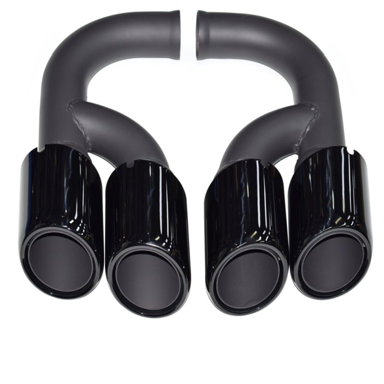 Auto Auspuff Endrohr Für Cayenne 2011-2014 Punta De Escape De Acero Inoxidable Accesorio De Doble Capa Auto Auspuffrohr(G-) von Ropaix