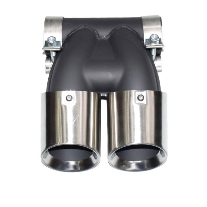 Auto Auspuff Endrohr Für Cayman, Tubo Rectangular Silenciador De Doble Salida, Actualización De Punta981, 987, 718, BO Auto Auspuffrohr(08-15Matte Silver) von Ropaix