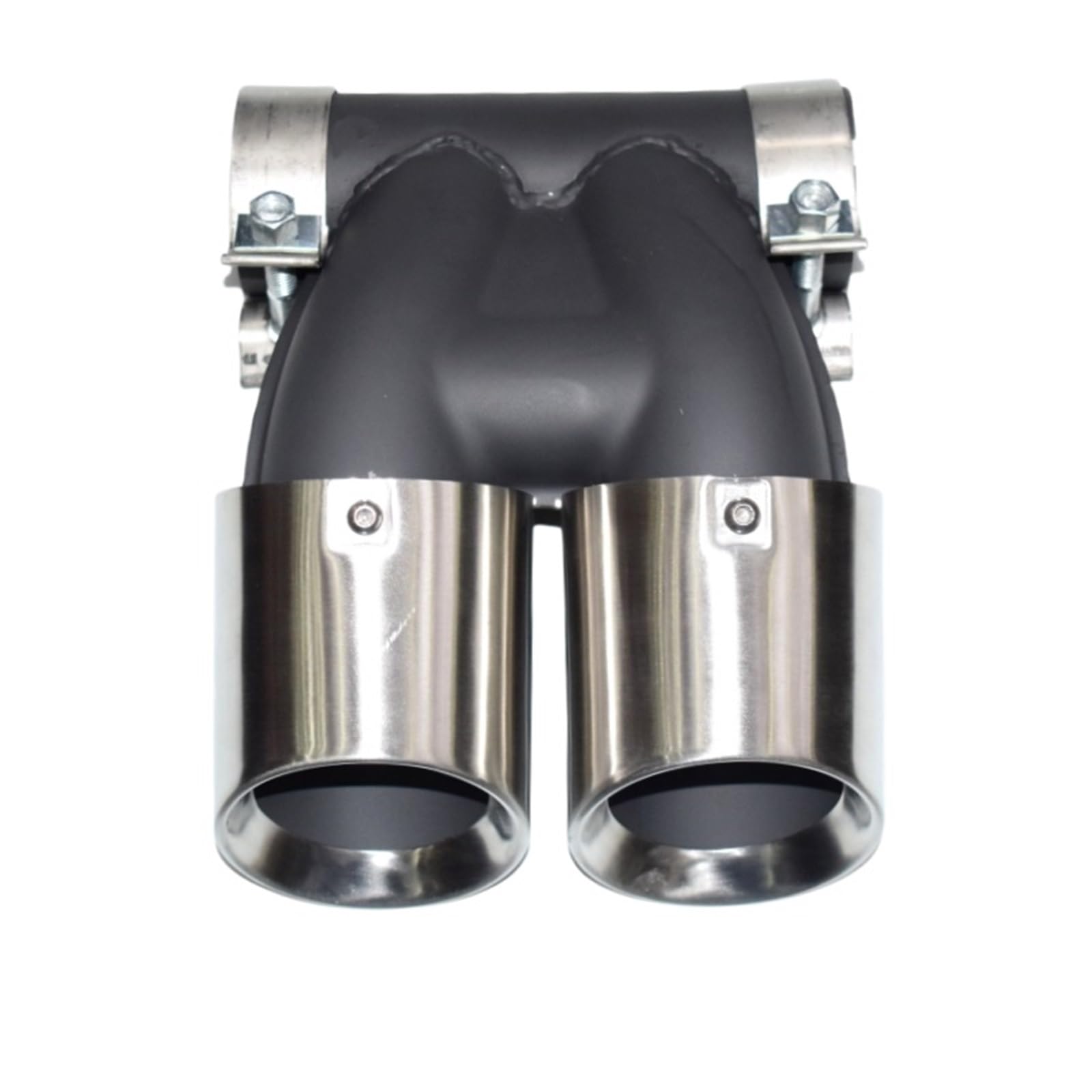 Auto Auspuff Endrohr Für Cayman, Tubo Rectangular Silenciador De Doble Salida, Actualización De Punta981, 987, 718, BO Auto Auspuffrohr(16-24 Matte Silver) von Ropaix