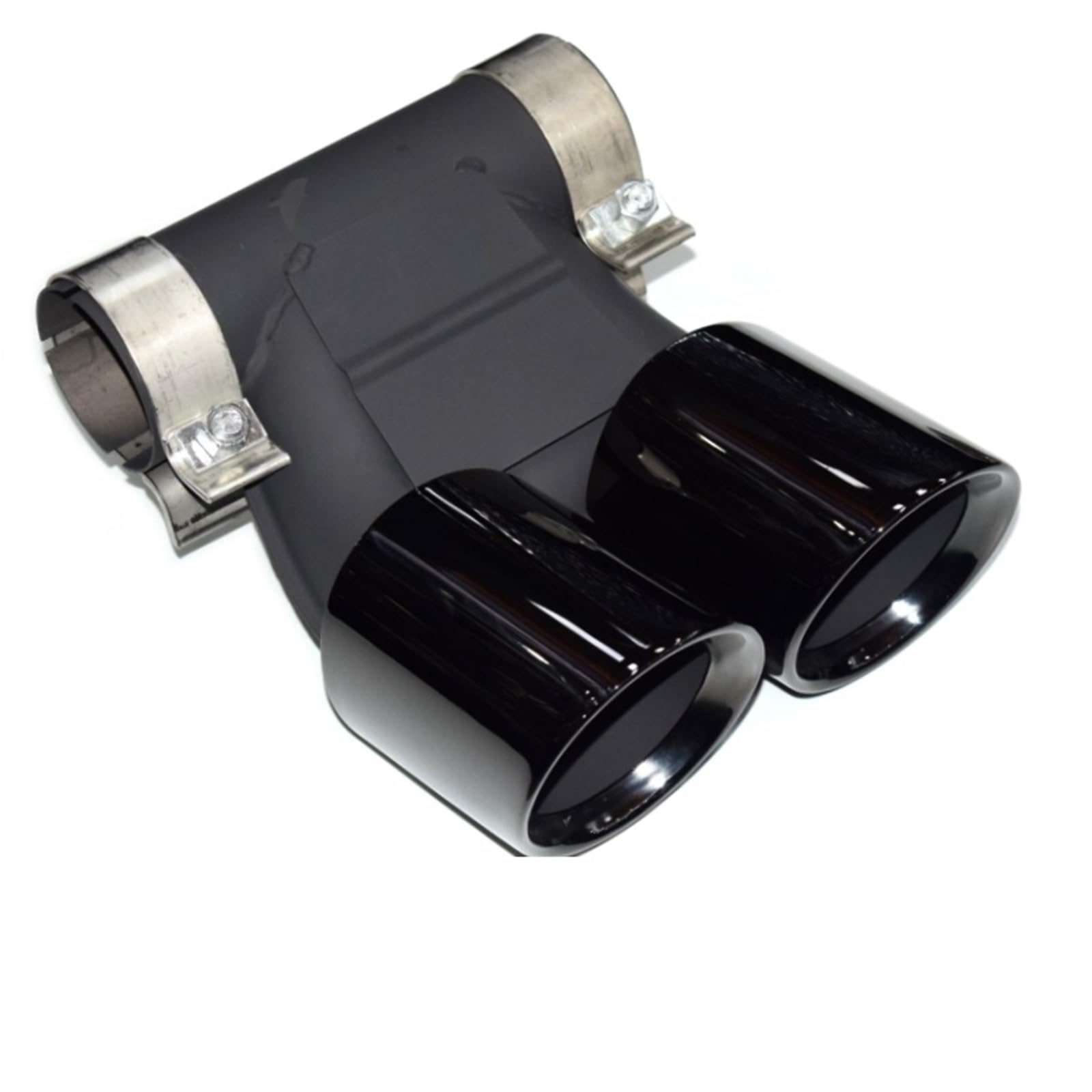 Auto Auspuff Endrohr Für Cayman Für Boxster Rechteckiges Auspuffrohr Dual Outlet Schalldämpfer, Auspuffspitze Upgrade, 981, 987, 718 Auto Auspuffrohr(A16-24) von Ropaix