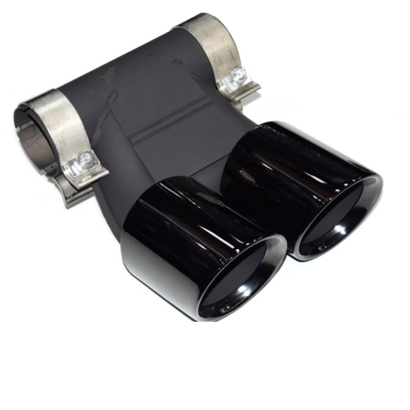 Auto Auspuff Endrohr Für Cayman Für Boxster Rechteckiges Auspuffrohr Dual Outlet Schalldämpfer, Auspuffspitze Upgrade, 981, 987, 718 Auto Auspuffrohr(A16-24) von Ropaix