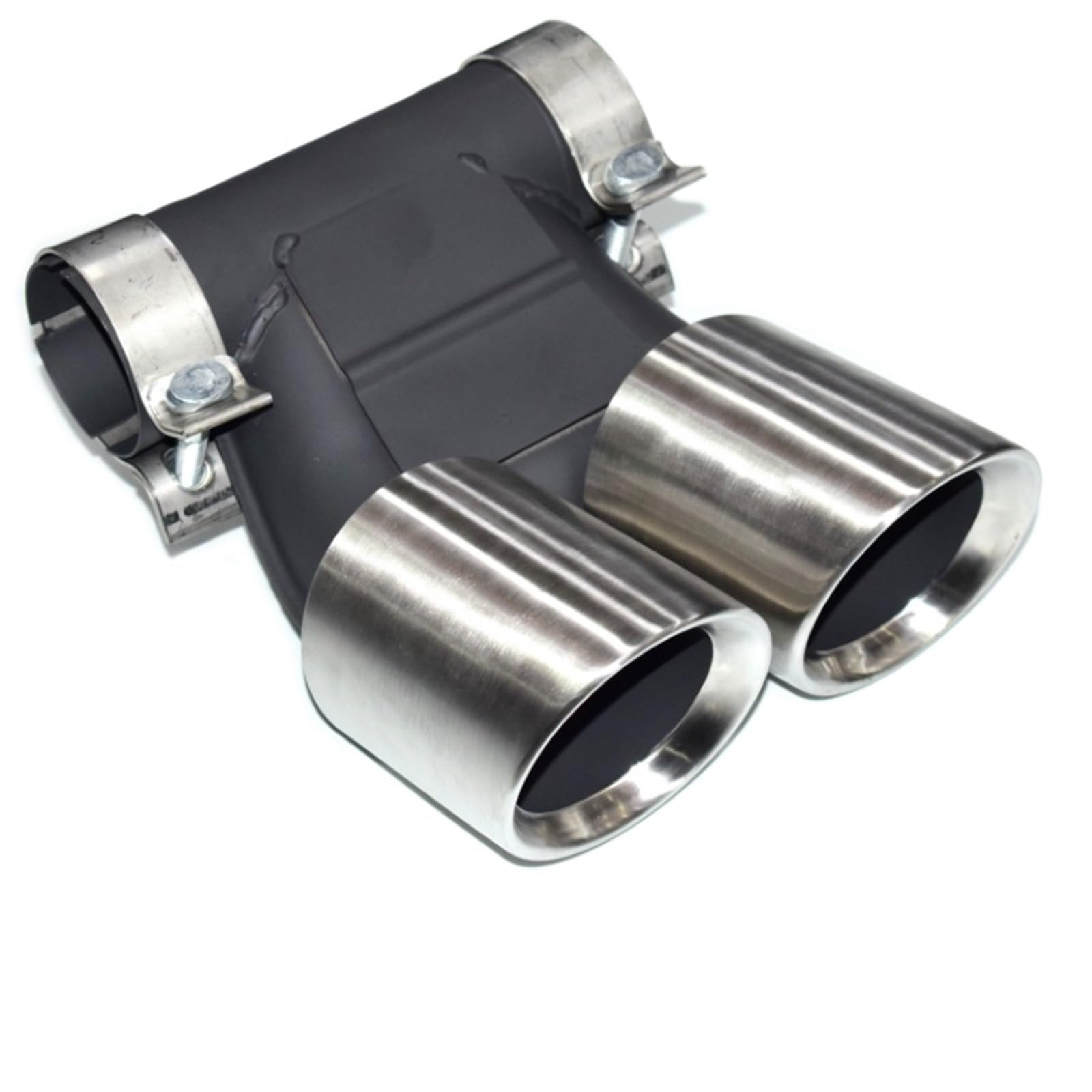 Auto Auspuff Endrohr Für Cayman Für Boxster Rechteckiges Auspuffrohr Dual Outlet Schalldämpfer, Auspuffspitze Upgrade, 981, 987, 718 Auto Auspuffrohr(B16-24) von Ropaix