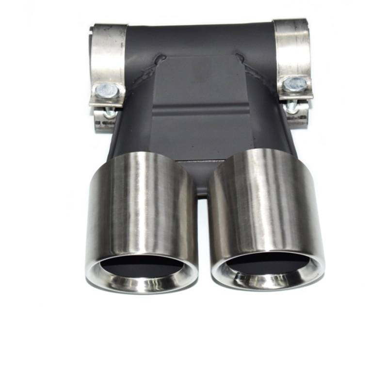 Auto Auspuff Endrohr Für Cayman Für Boxster Rechteckiges Auspuffrohr Dual Outlet Schalldämpfer, Auspuffspitze Upgrade, 981, 987, 718 Auto Auspuffrohr(D08-15) von Ropaix