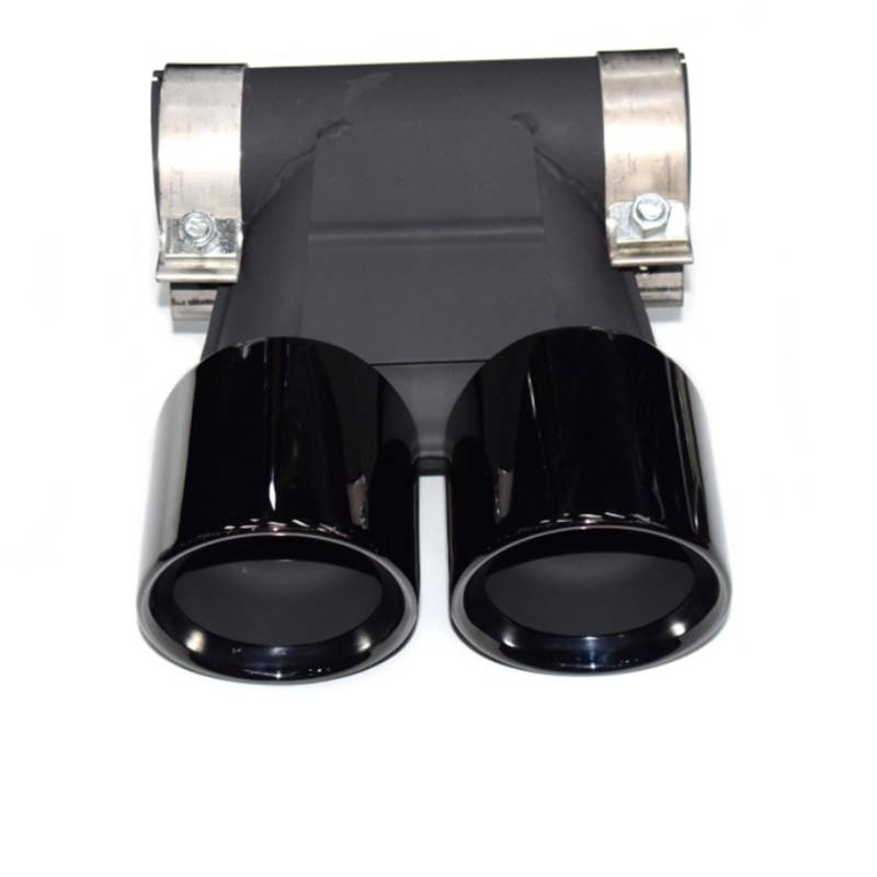 Auto Auspuff Endrohr Für Cayman Für Boxster Rechteckiges Auspuffrohr Dual Outlet Schalldämpfer, Auspuffspitze Upgrade, 981, 987, 718 Auto Auspuffrohr(F08-15) von Ropaix