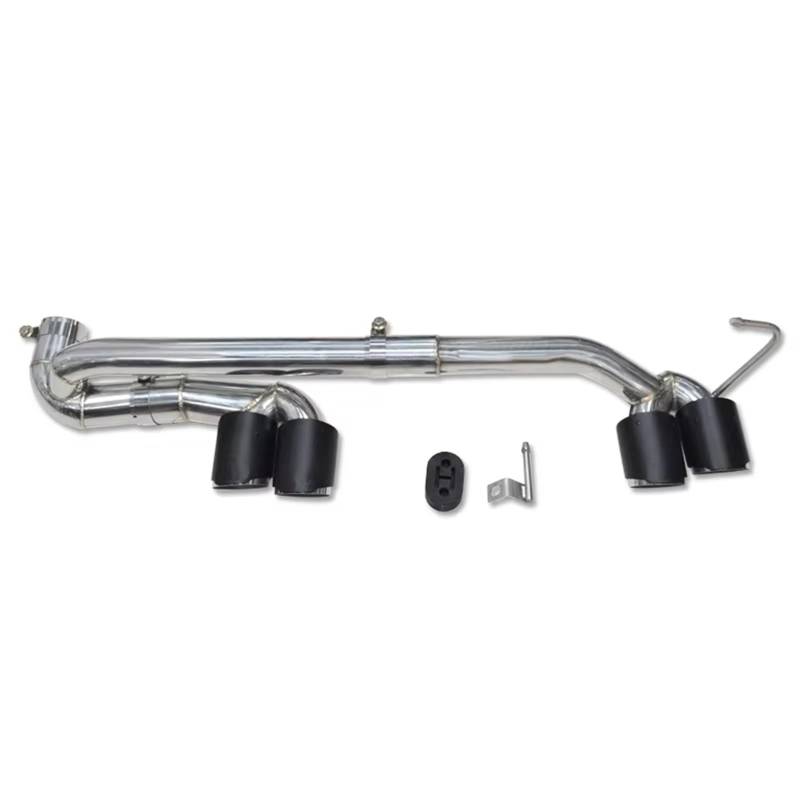 Auto Auspuff Endrohr Für E90 E92 320i 318i 325i Stoßstange Schalldämpfer Spitze Auspuff Düse Quad Carbon Faser Auto Auspuffrohr Auto Auspuffrohr(Carbon Fiber) von Ropaix