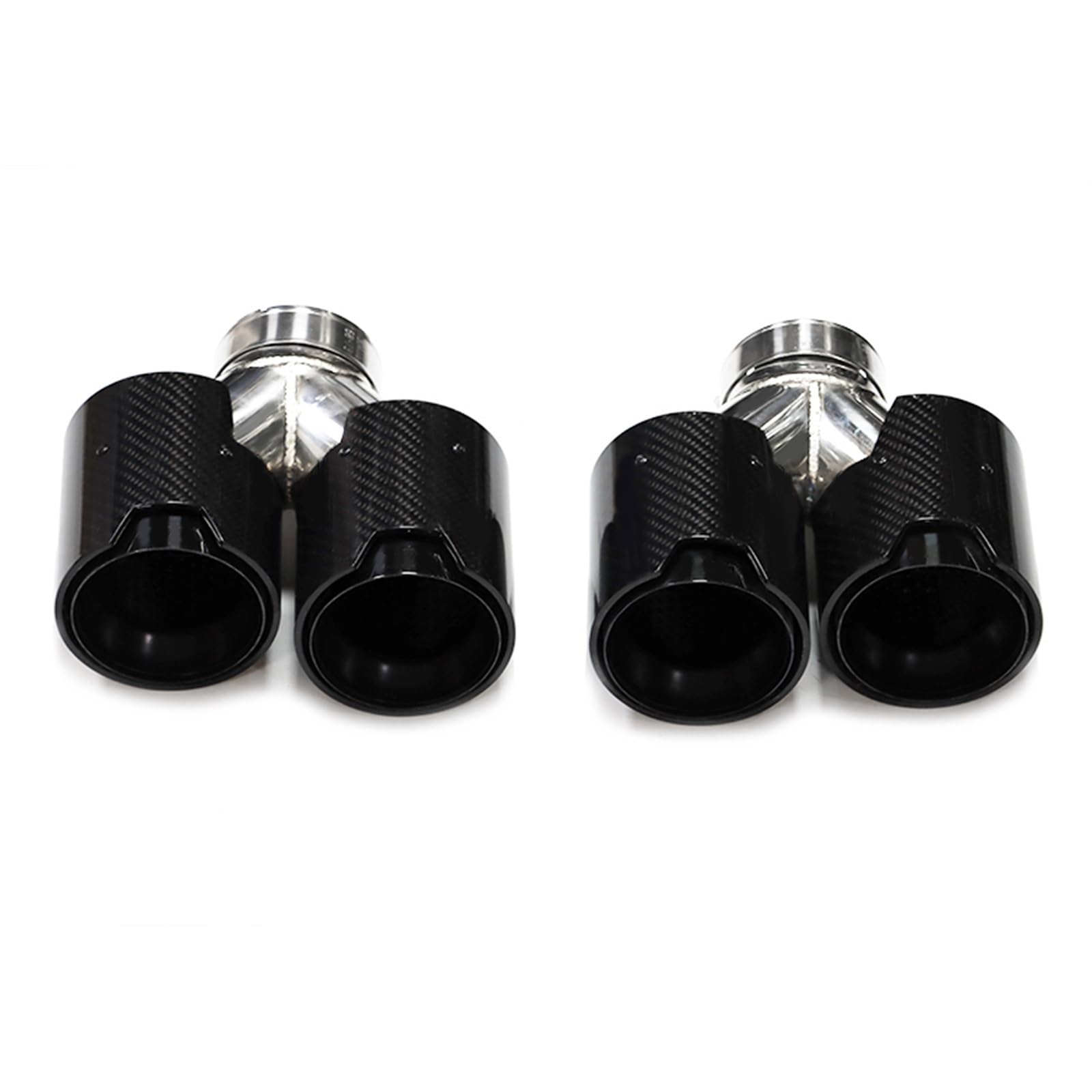 Auto Auspuff Endrohr Für F10 F11 535d 535i 640i 640d G30 G31 Auto Abgasanlage Düse Endrohr Quad Carbon Auspuff Spitze Auto Auspuffrohr(Carbon Fiber A) von Ropaix