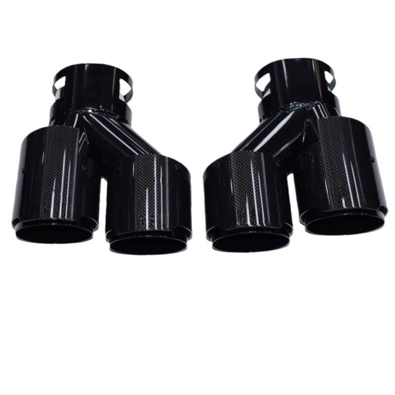 Auto Auspuff Endrohr Für G20 G21 G23 G42 M240i M340i M440i Schalldämpfer Spitze Düse Auspuff Kopf Carbon Endrohr Auto Auspuffrohr(Champagne) von Ropaix